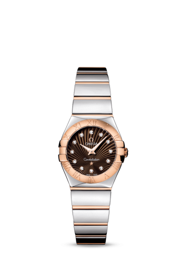 Omega Constellation Quartz 24 Polished Stainless Steel / Red Gold / Brown Supernova